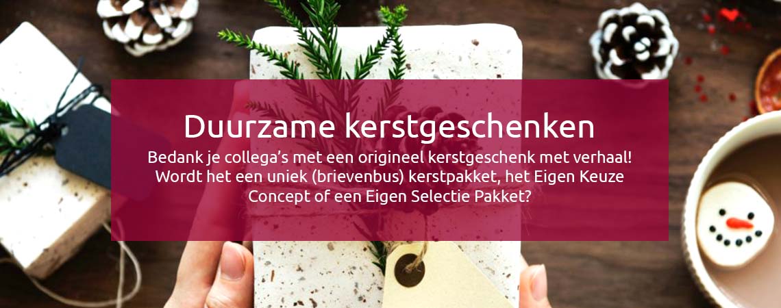Duurzame Kerstgeschenken 