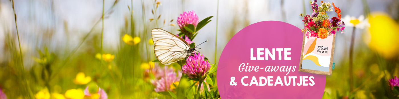 Lente give aways & cadeautjes tot € 3,50  