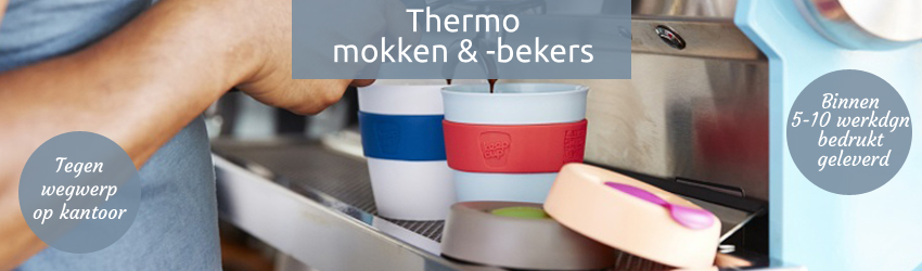 Thermo(mok), drinkbekers