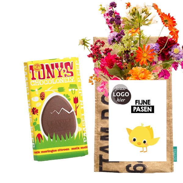 PaasgeschenkHangtuintje Tony's choc paasreep