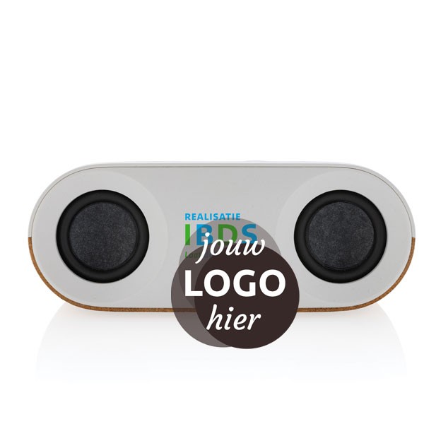 Oregon-RCS- gerecycled-plastic-kurk-10W speaker-geschenk-met-verhaal