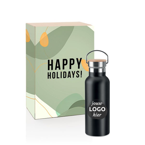 Dubbelwandige-roestvrijstalen-fles-eindejaarsrelatie-geschenk-kerst