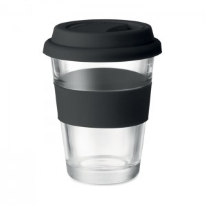 Asto glazen koffiebeker| herbruikbaar 350 ml