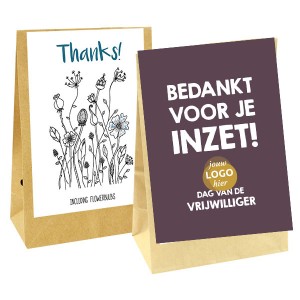 Bloembollen in papieren geschenkzak-dag-van-de-vrijwilliger