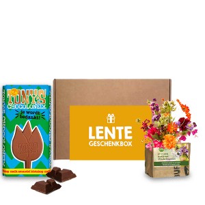 Lente | Geschenkbox (brievenbus) incl. gepersonaliseerde kaart