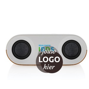 Oregon-RCS- gerecycled-plastic-kurk-10W speaker-geschenk-met-verhaal