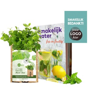 Smakelijk Water! (brievenbus)geschenk incl. gepersonaliseerde kaart