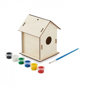 doe het zelf vogelhuisje inclusief verf