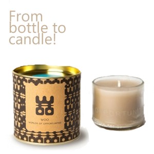 Bottle candle mini-Vodka tranquility geurkaars