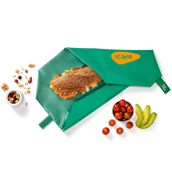Boc 'n Roll - reusable lunchwrap incl. 1 kleurenopdruk promo