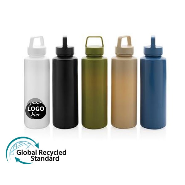 RCS recycled PP waterfles met handvat | 500 ml